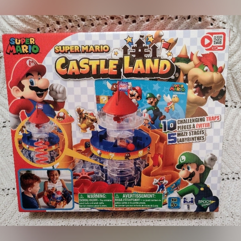 Nintendo Super Mario Castle Land - Bowser's Playset Maze Toy Toys Christmas